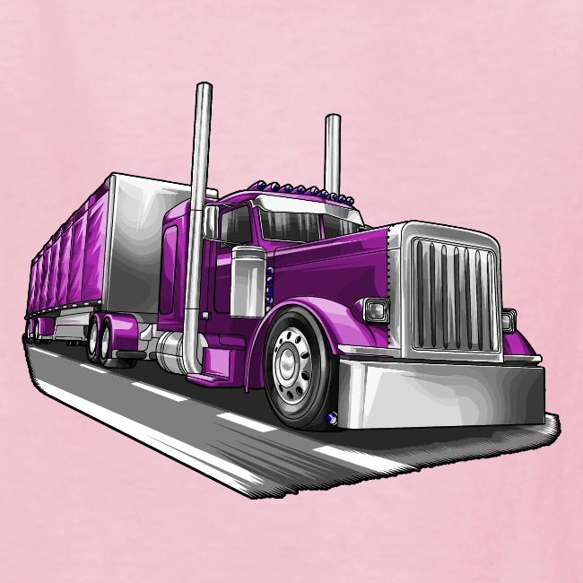 Tracktor Trailer Semi Truck Big Rig