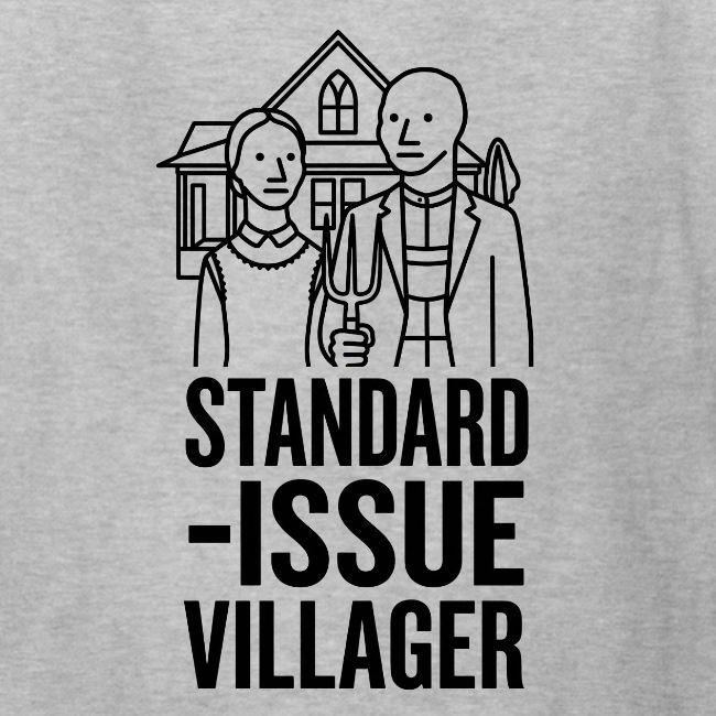 Standard-Issue Villagers (Black on Light)