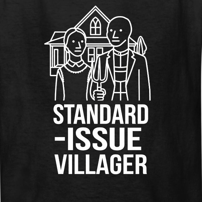 Standard-Issue Villagers (White on Color)