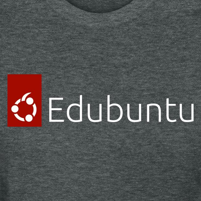 Edubuntu Logo 2023 - White