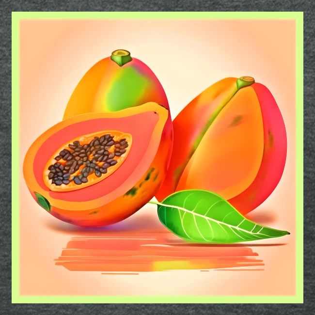 Sliced Papaya Freshness