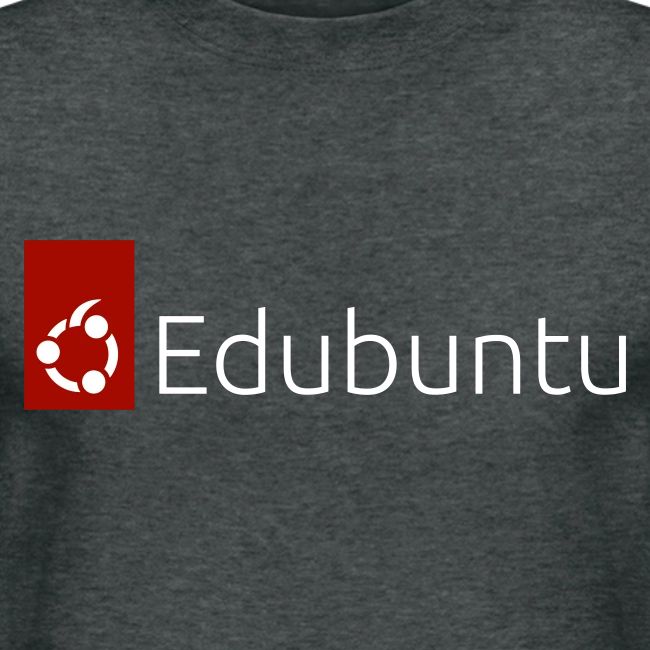 Edubuntu Logo 2023 - White