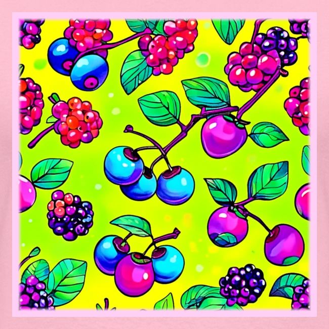 Bright Berry Fruit Pattern