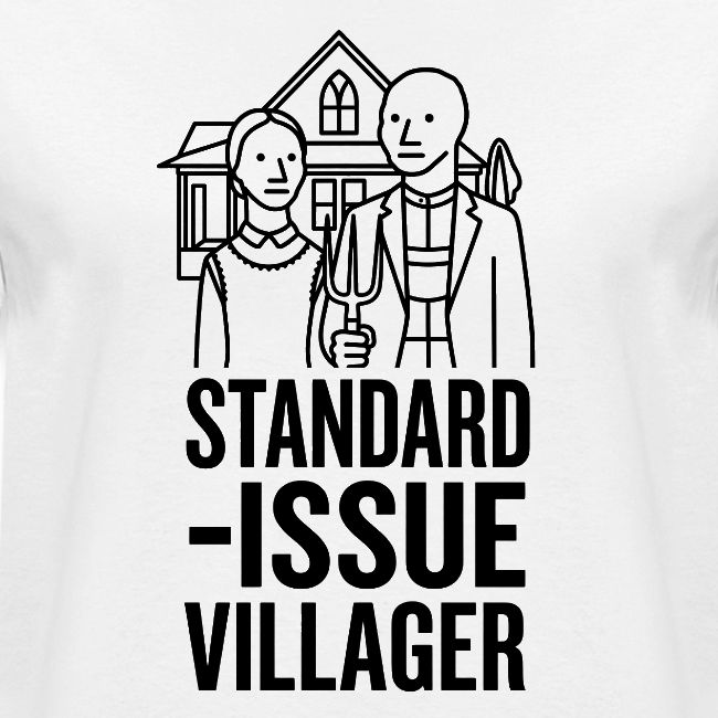 Standard-Issue Villagers (Black on Light)