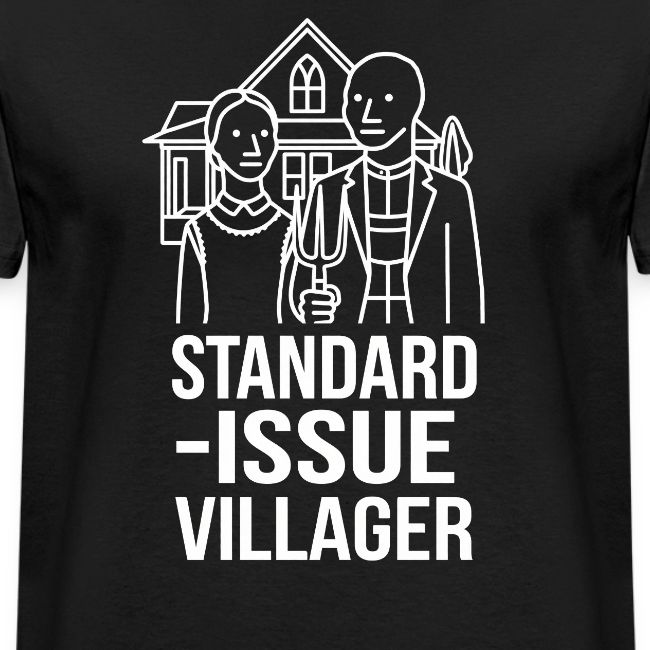 Standard-Issue Villagers (White on Color)