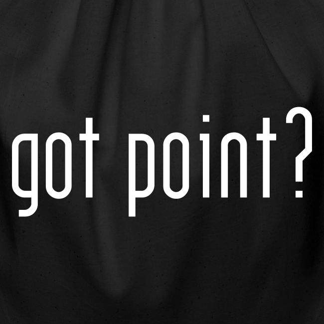 Got Point? (lower case)