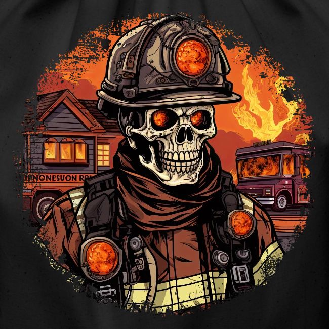 Skeletons Firefighter / fireman skeleton