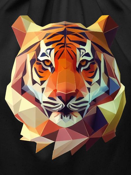 Polygonal Tiger