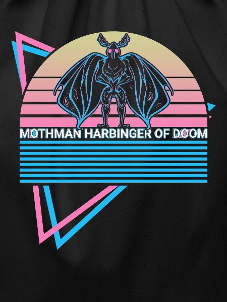 Mothman Cryptid Retro