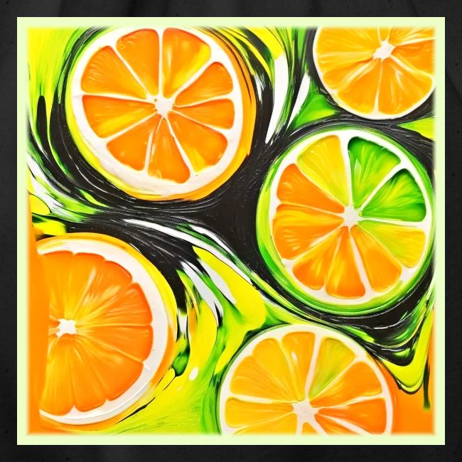 Vibrant Citrus Painting