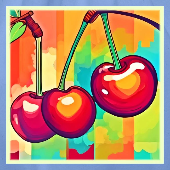 Vibrant Cherry Art