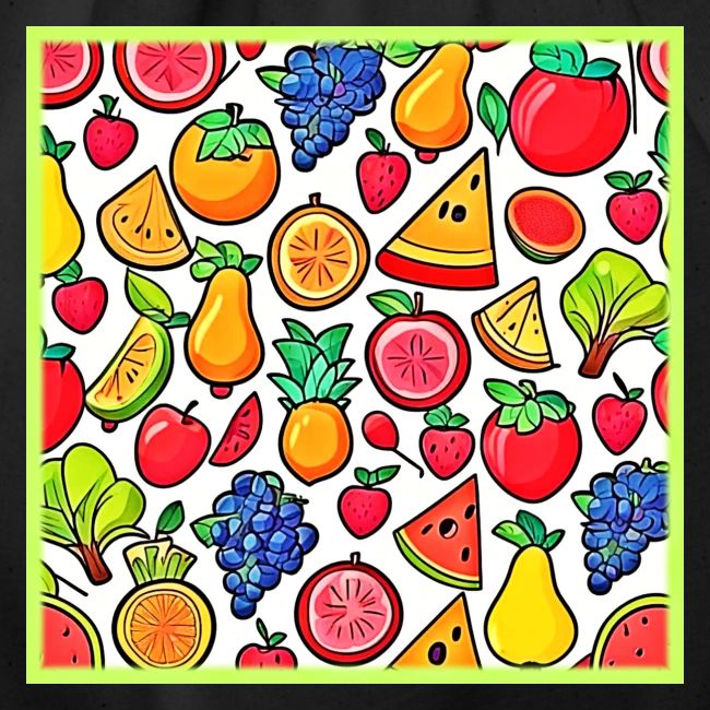 Vibrant Fruit Pattern