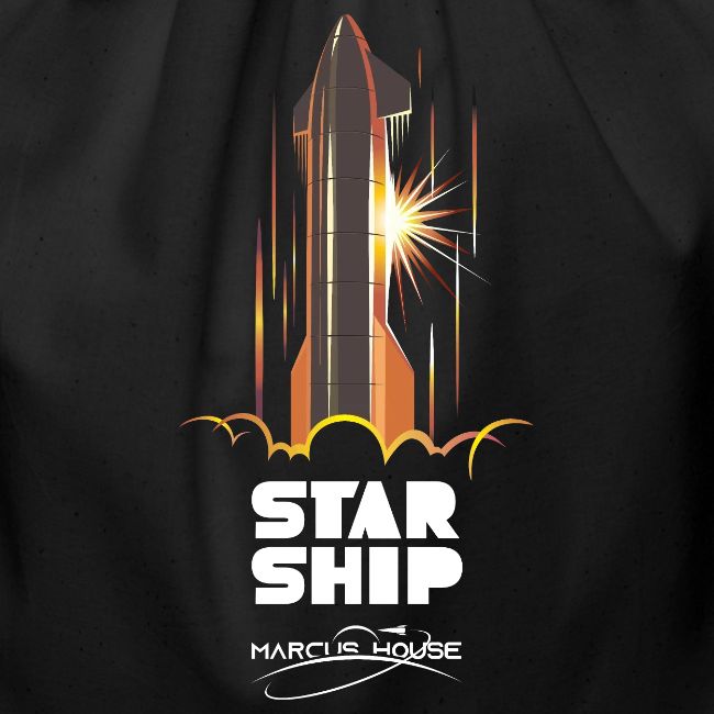 Star Ship Mars - Dark - With Logo