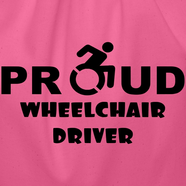 Proud wheelchair driver