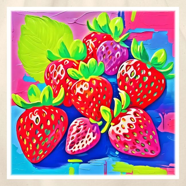 Pop Art Strawberries