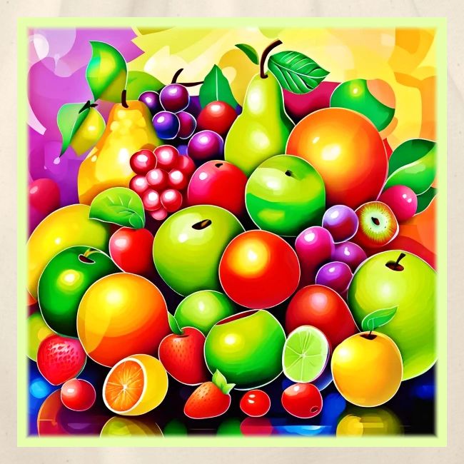 Vibrant Fruit Medley Art