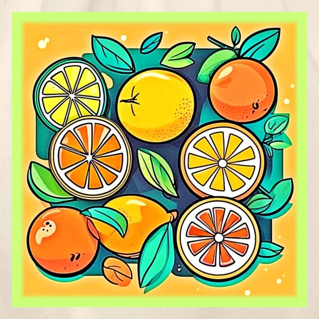 Citrus Fruit Art Design