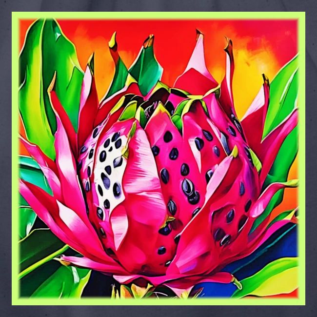 Exotic Dragon Fruit Bloom