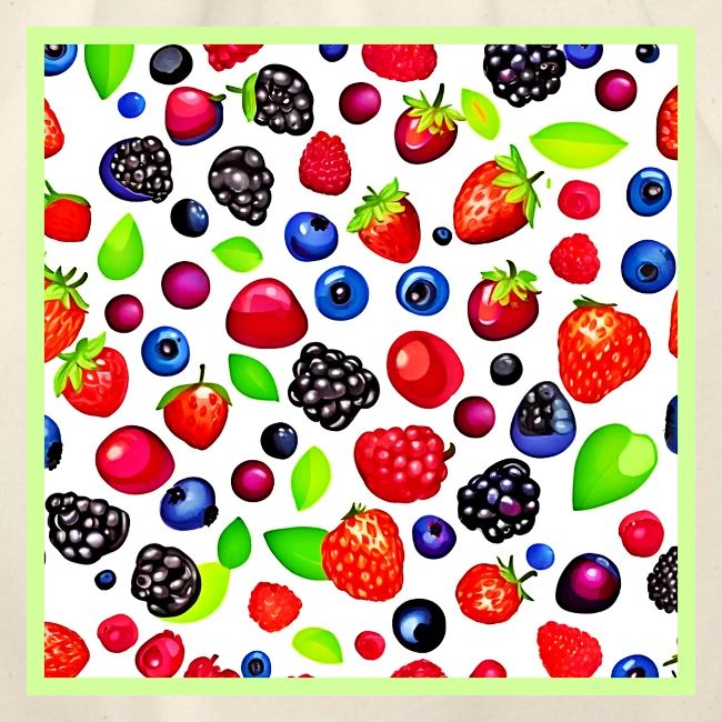 Berry Burst: Fruity Pattern