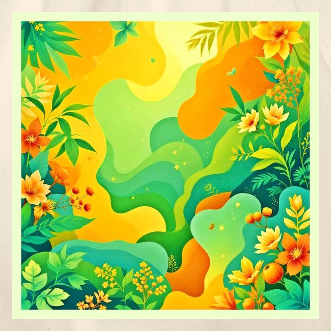Tropical Foliage Abstract