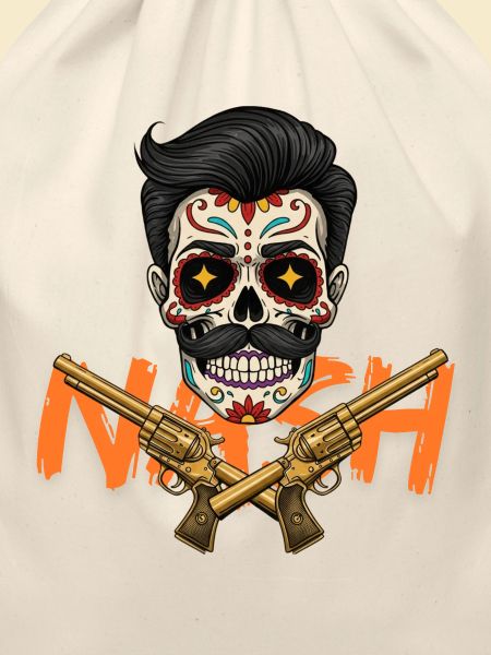 Sugar Skull Gunslinger Tee