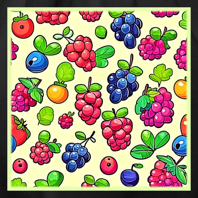 Berry Fruit Pattern Design