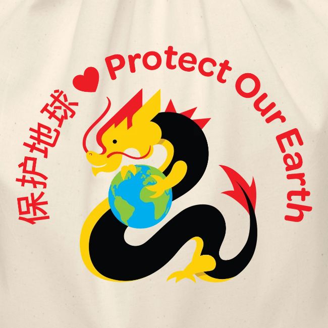 Kindness Dragon with Earth - Red