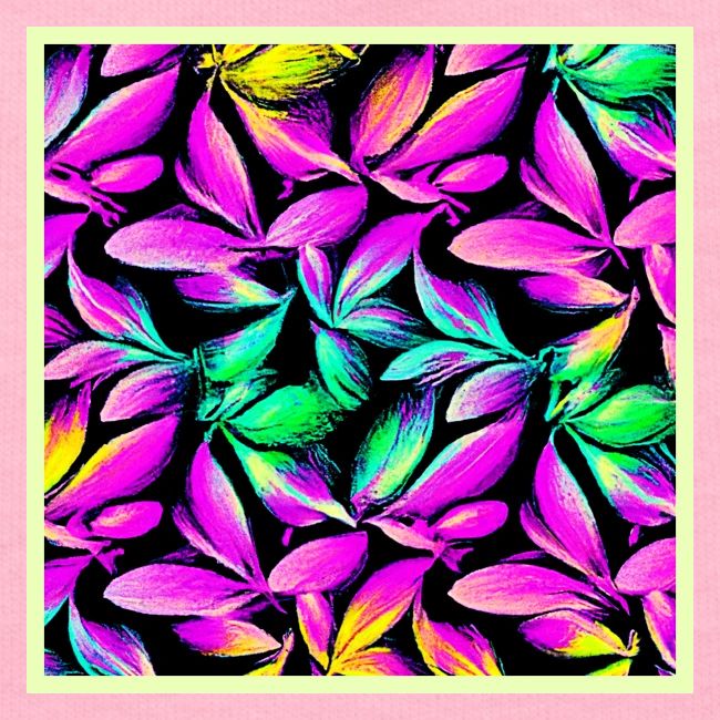 Vibrant Floral Repeat Design