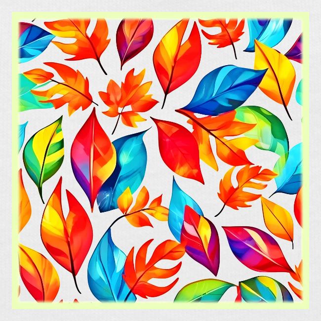 Autumn Leaves Abstract Pattern