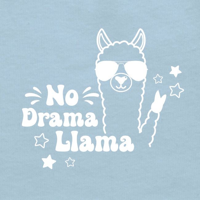 No drama llama in white