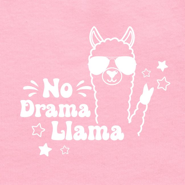 No drama llama in white
