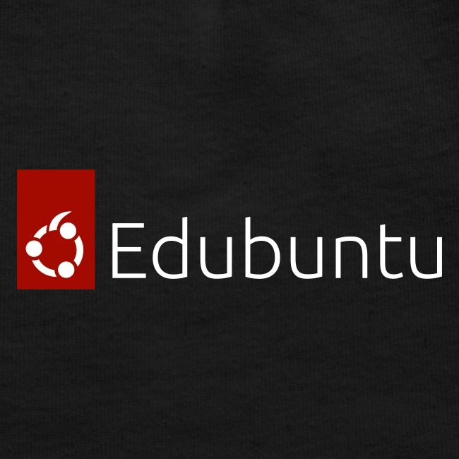 Edubuntu Logo 2023 - White