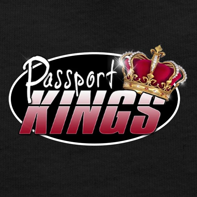 Passport Kings logo for dark shirts
