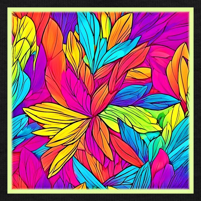 Kaleidoscope Blooms Artwork