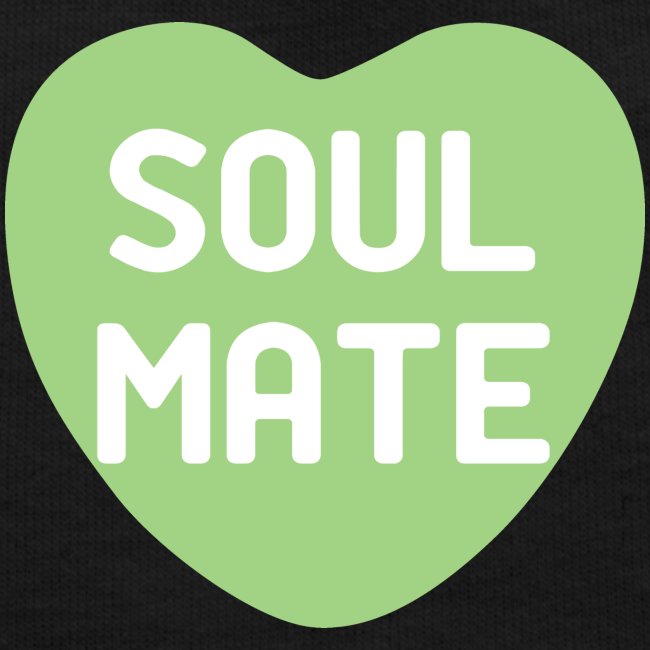 Soul Mate Green Candy Heart