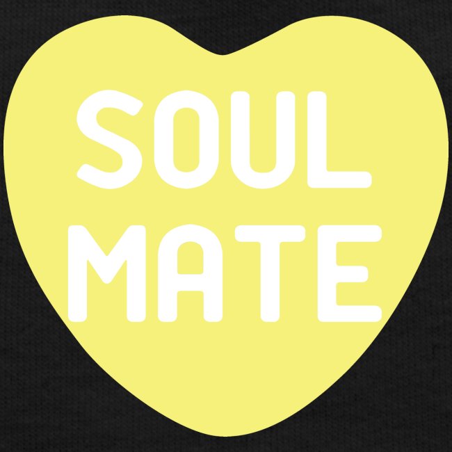 Soul Mate Yellow Candy Heart