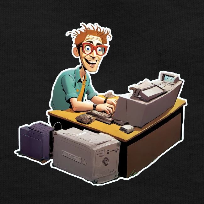 "Hard At Work"