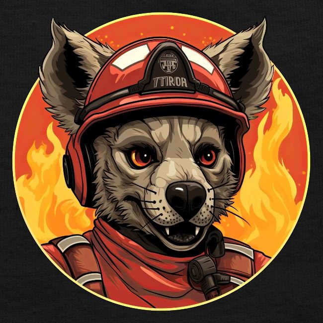 Firefighter hyena