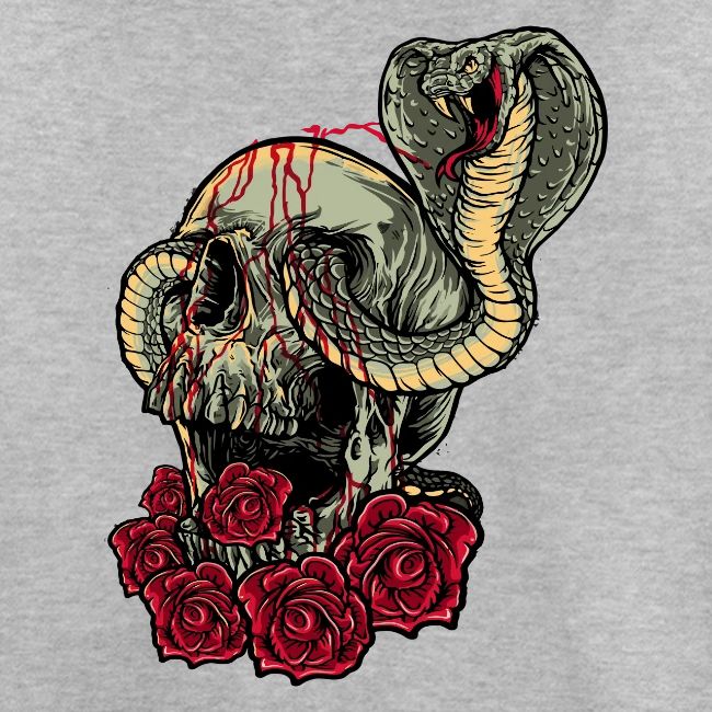 skull and roses tattoo
