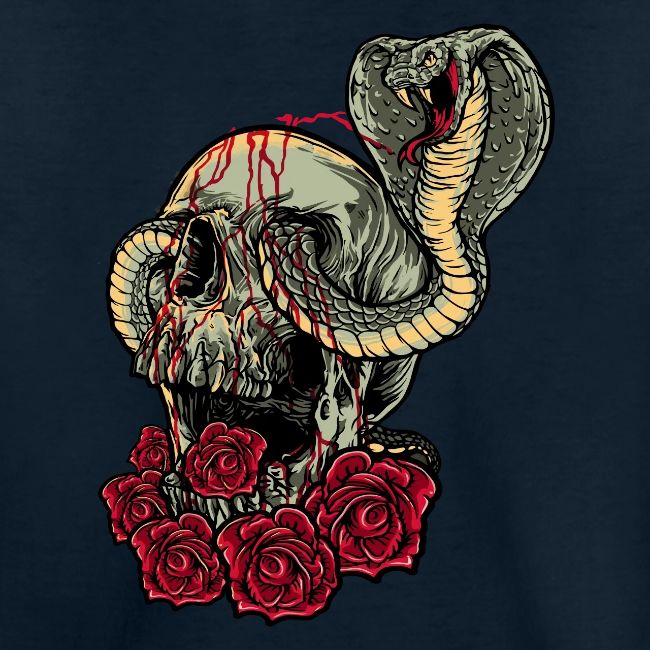 skull and roses tattoo