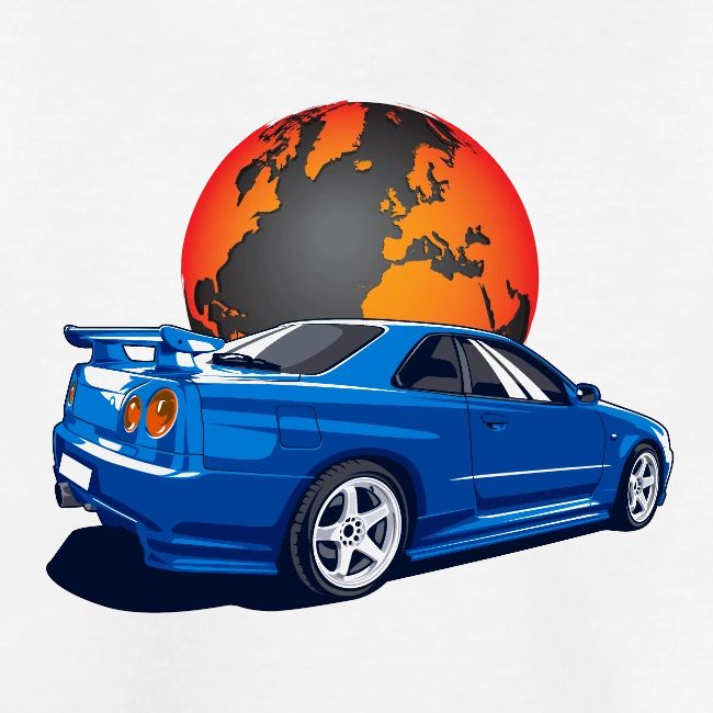 SKYLINE GTR R34 JDM ICON