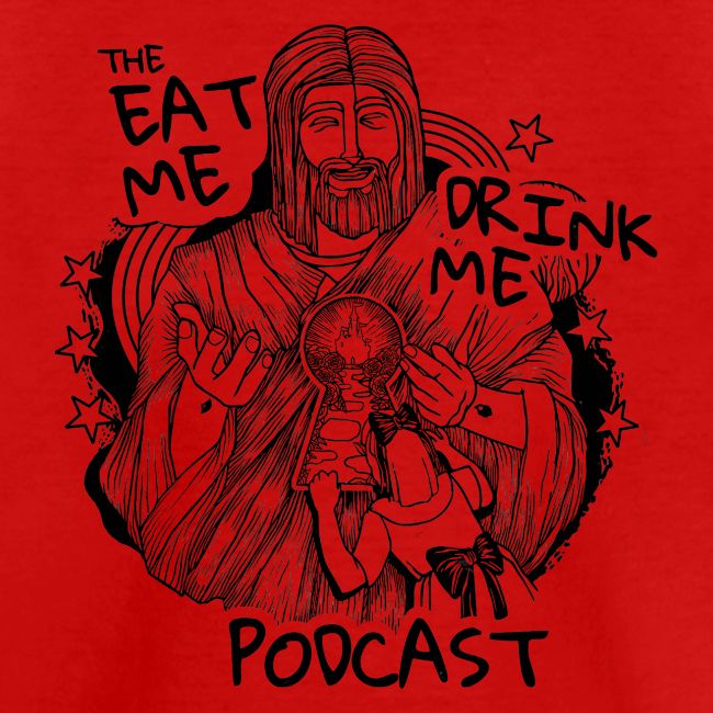 Eat Me Drink Me Podcast revamped logo