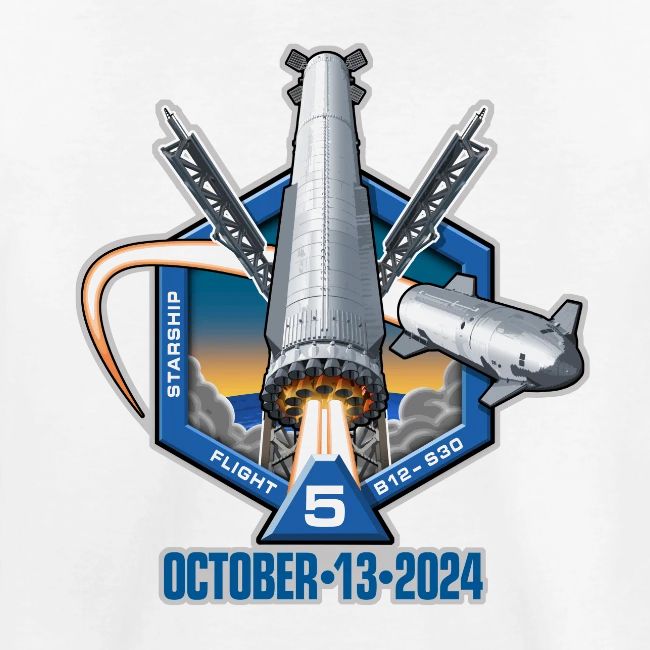 Starship Flight Test 5 - With Date