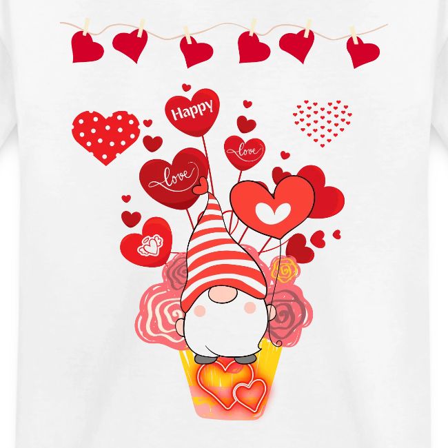 Design wrapped in love hearts, vibrating in love.