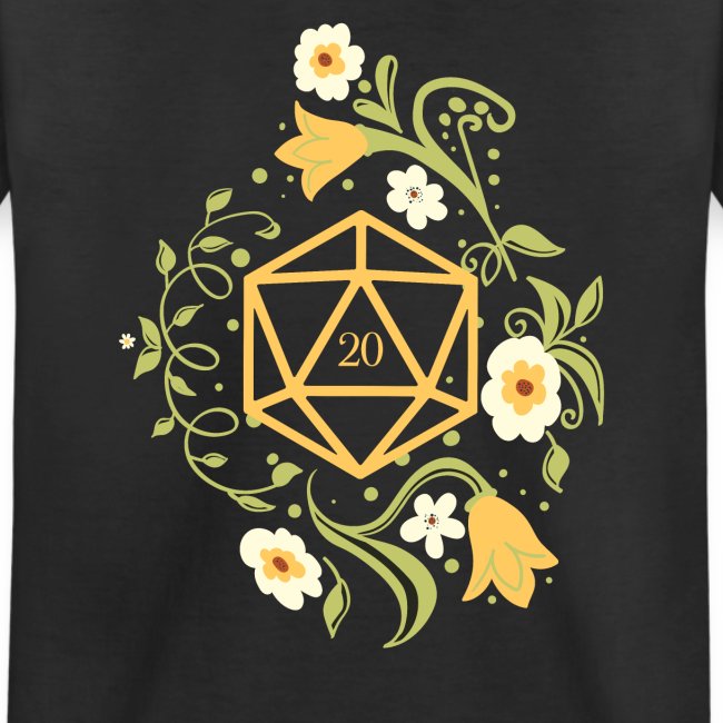 Polyhedral D20 Dice of the Druid