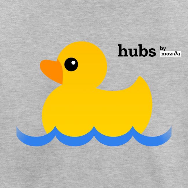 Hubs Duck - Wordmark and Water