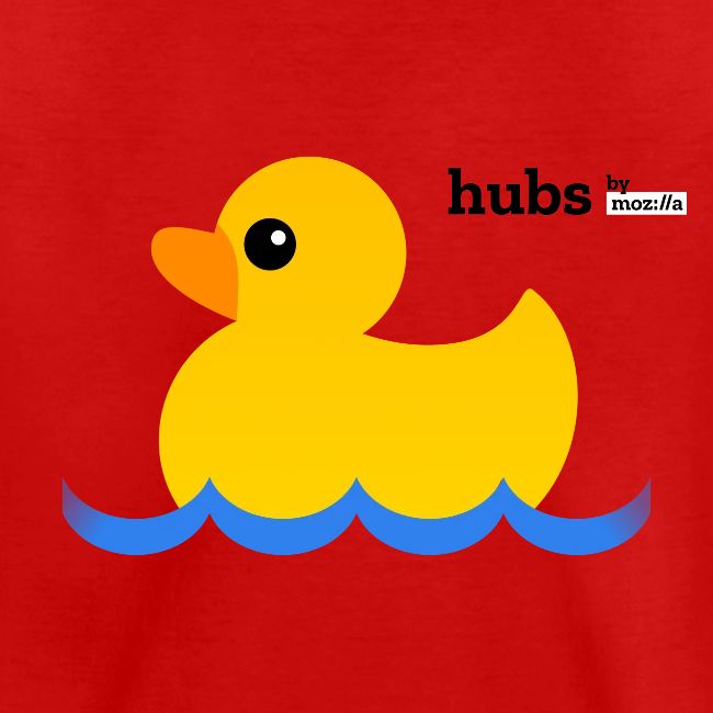 Hubs Duck - Wordmark and Water