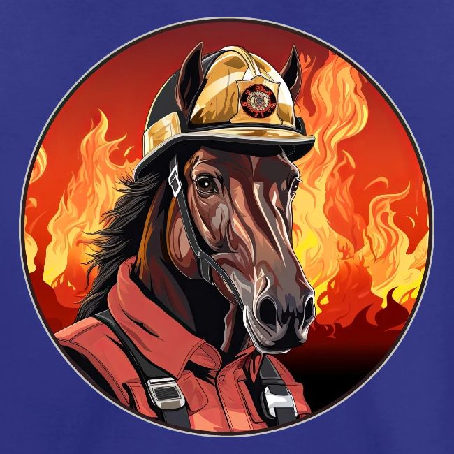Horses Firefighter / fireman horse