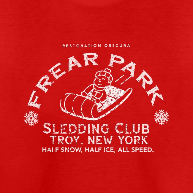 RO Frear Park Sledding Club Distressed Light