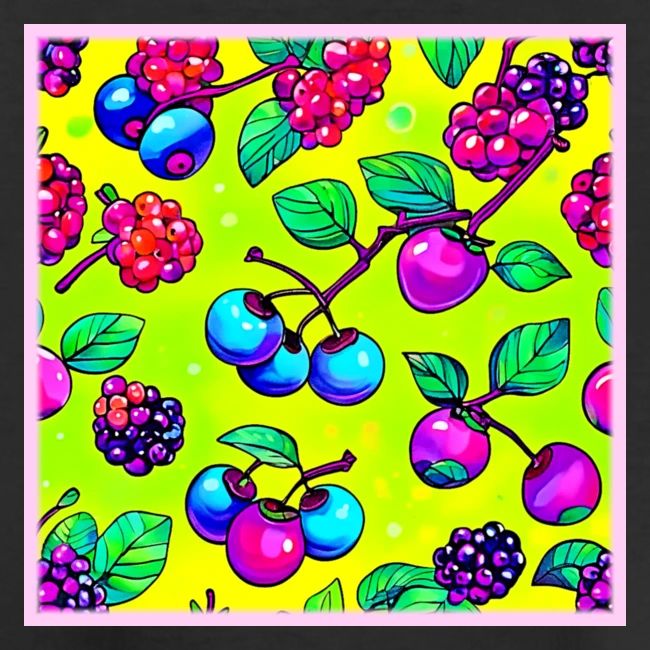 Bright Berry Fruit Pattern